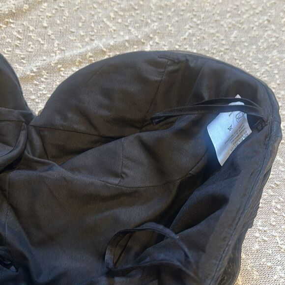 DEMETRIOS Bridal Black Strapless with Gold Sequins Mini Formal Prom Dress 16 NWT - Picture 6 of 12